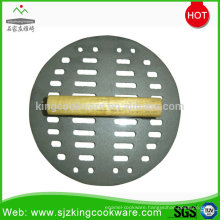 High quality round cooking cast iron bacon/meat press